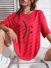 You Decide Print Womans Streetwear T-Shirt