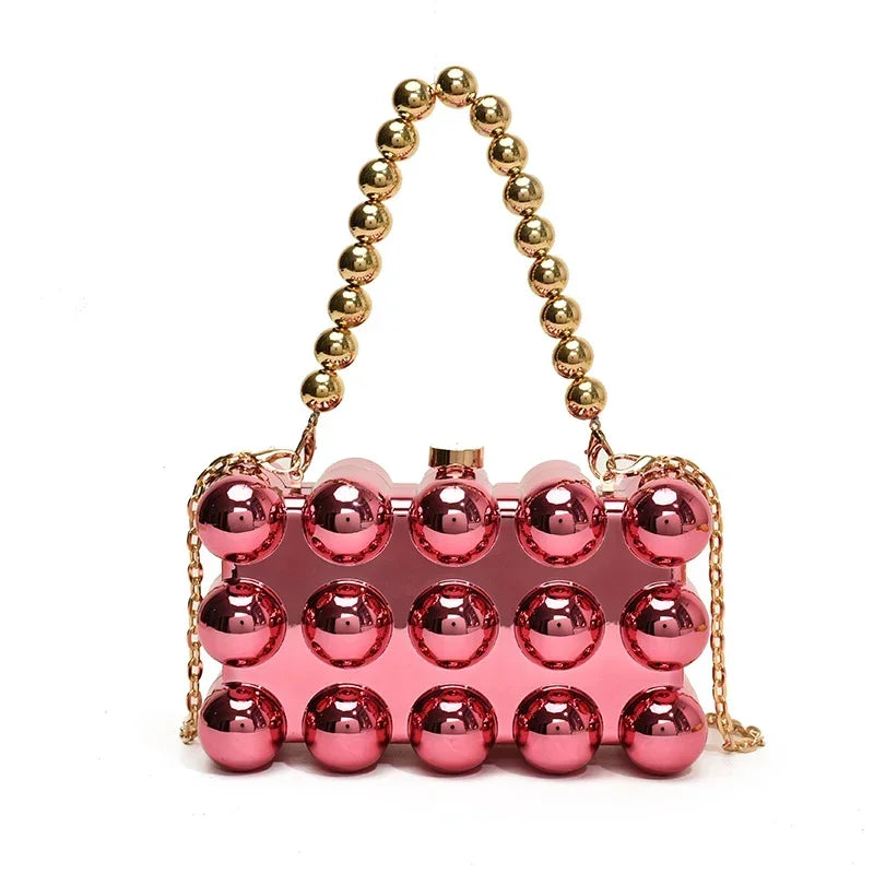 Mini Gold Chain Crossbody Bag by Snagg It Purses