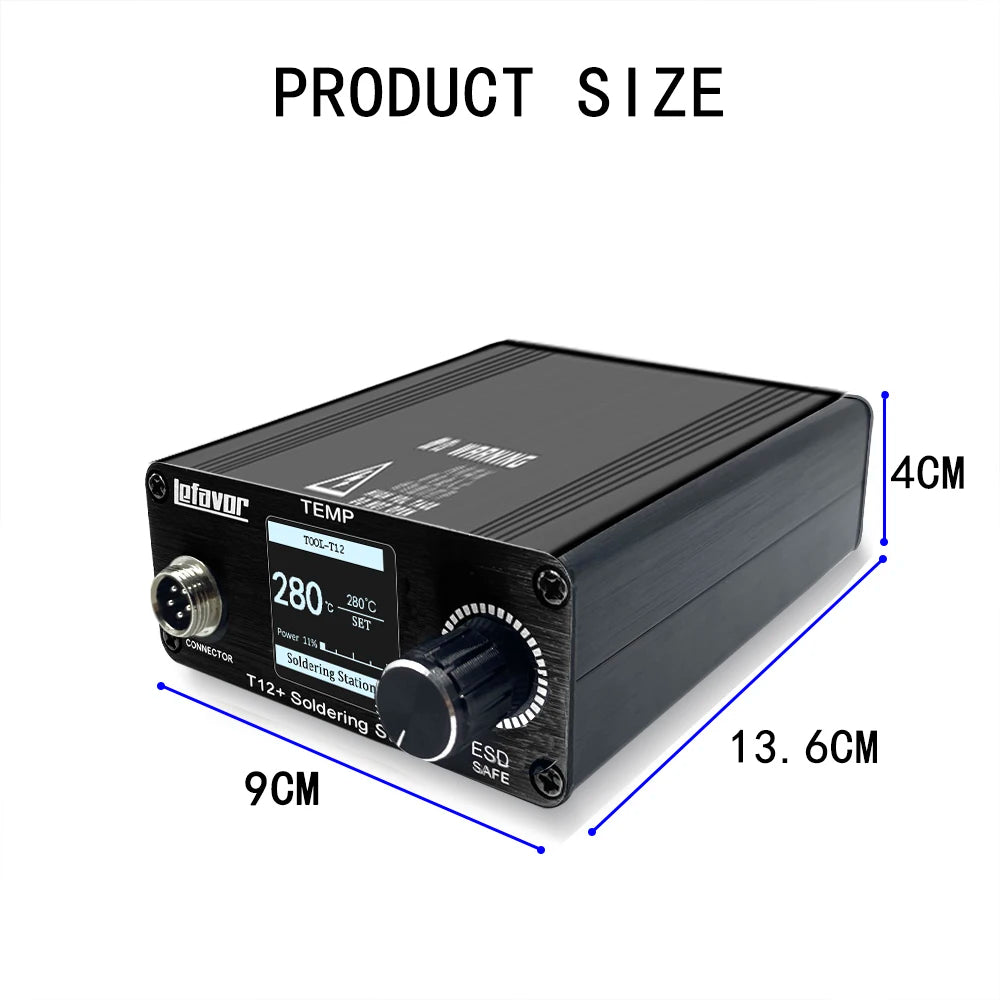 T12 75W Digital Soldering Station with Temperature Control