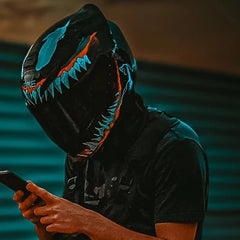 Unisex Full Face Flip Up Riding Helmet by Snagg A Motorcycle Helmet