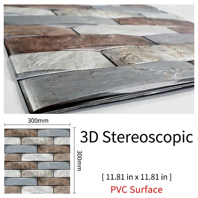 Imitation Brick & Cobblestone Wall Stickers by Snagg A Wall Sticker