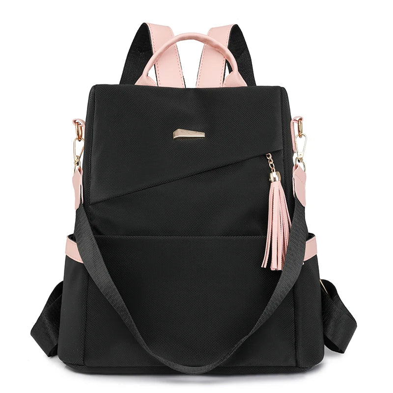 Women’s Fashion Colorblock Backpack by Snagg A Backpack