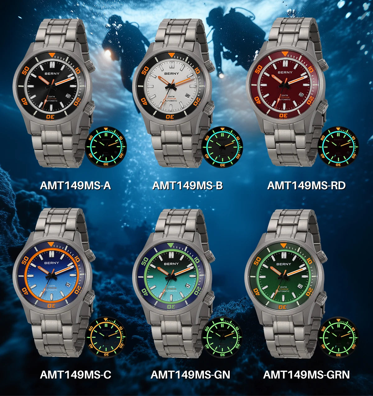 Full Titanium Diver Watch