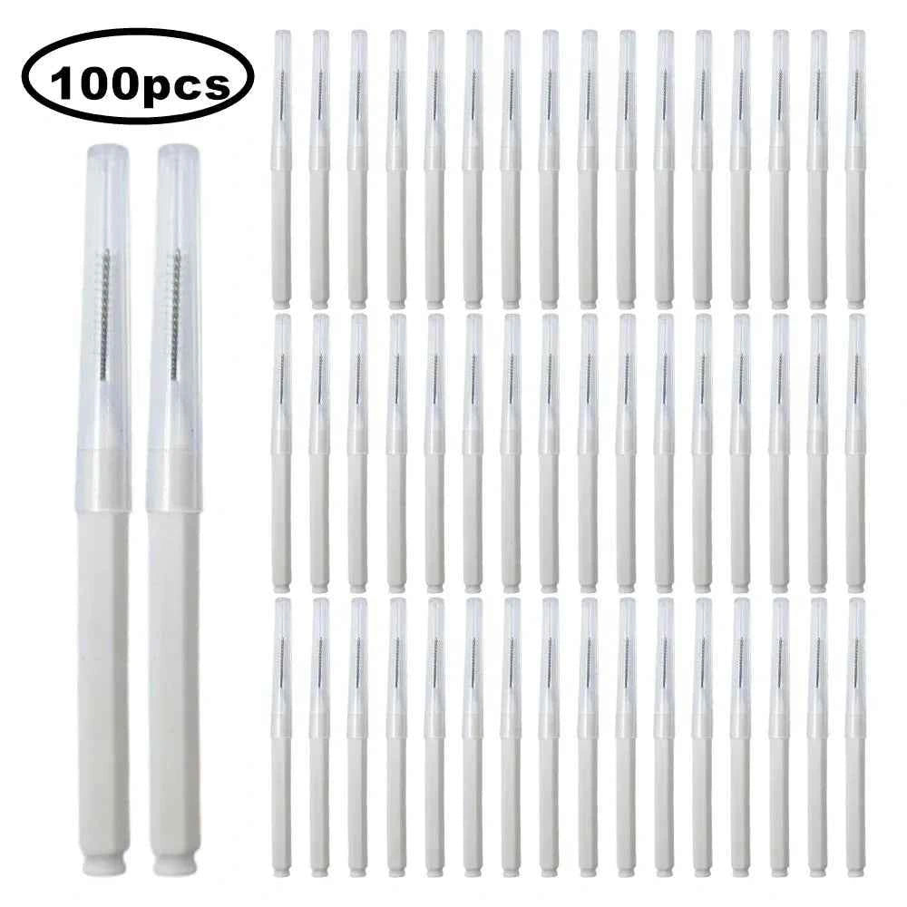 Professional 80/100 Piece Mini Grooming Set – Disposable Multi Purpose Precision Brushes