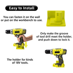 5 to 20PCS Set Heavy Duty Tool Holders Compatible with Ryobi 18V Systems