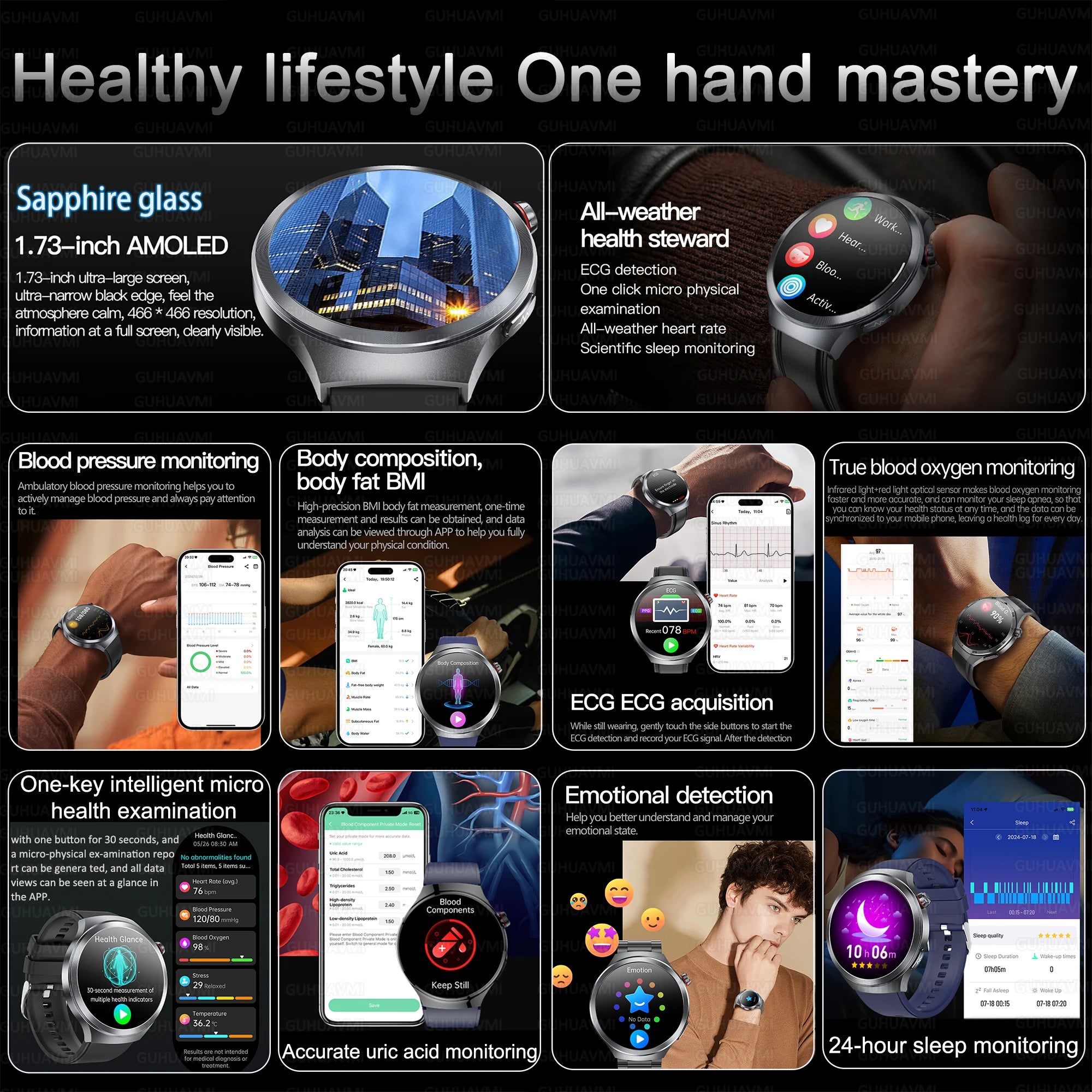 Health Glance Smartwatch