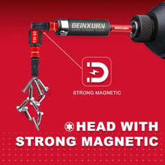 1" T7–T40 Torx Screwdriver Bit Set – Impact Tough Magnetic S2 Alloy Steel with 3" Bit Holder