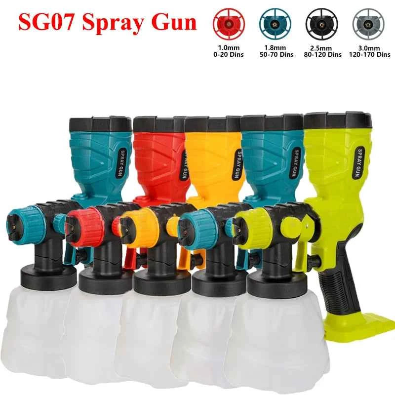 Cordless HVLP Paint Sprayer – 300W Electric Spray Gun for 18V/20V Batteries