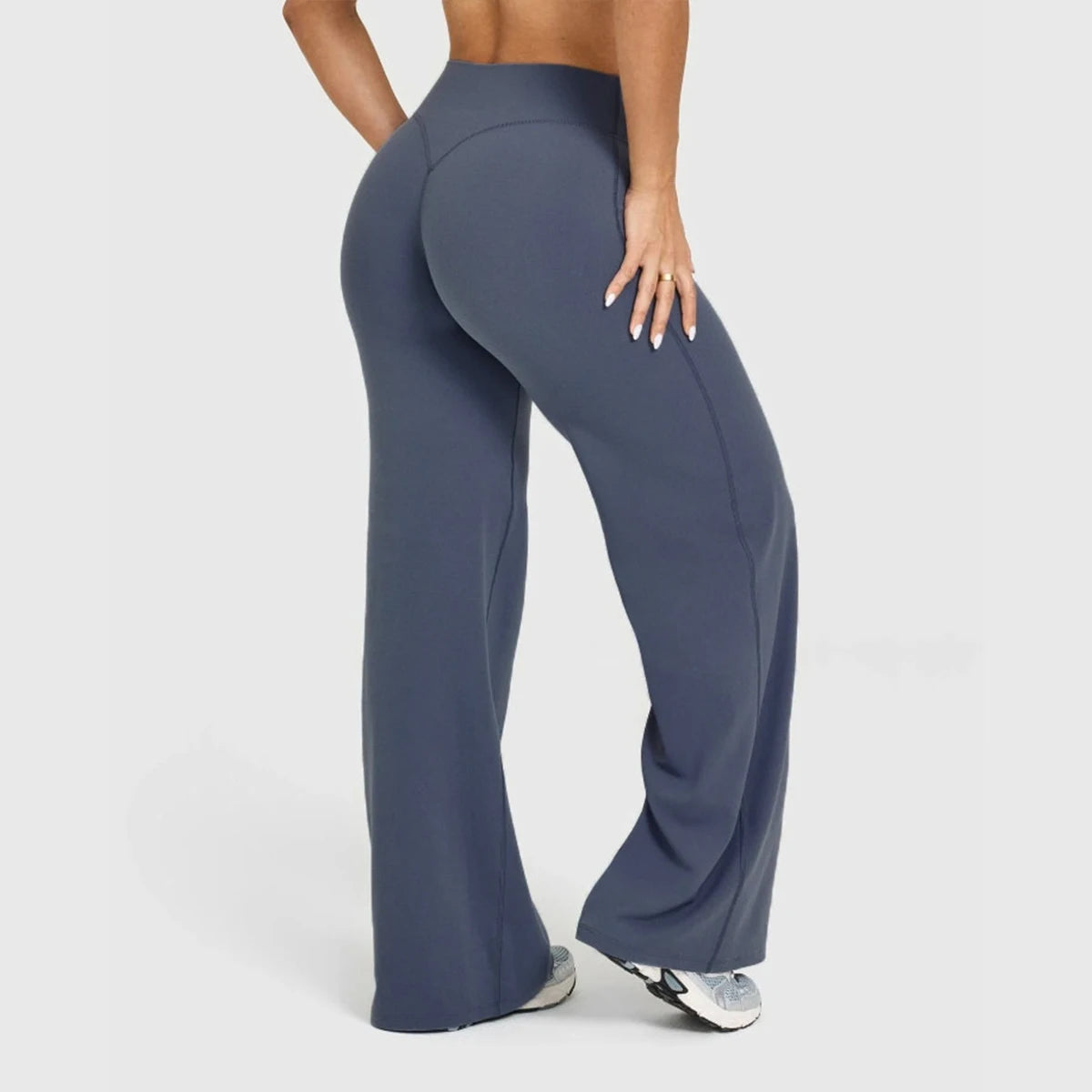 Women's Flared Wide-Leg Yoga Leggings | Seamless Breathable Fitness Versatile Casual Pants