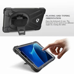 Kids Rotation Hand Strap Stand Armor Case For Samsung Tab A6 10.1 2016 SM-T580 SM-T585 S Pen SM-P580 P585 by Snagg A Tab Case