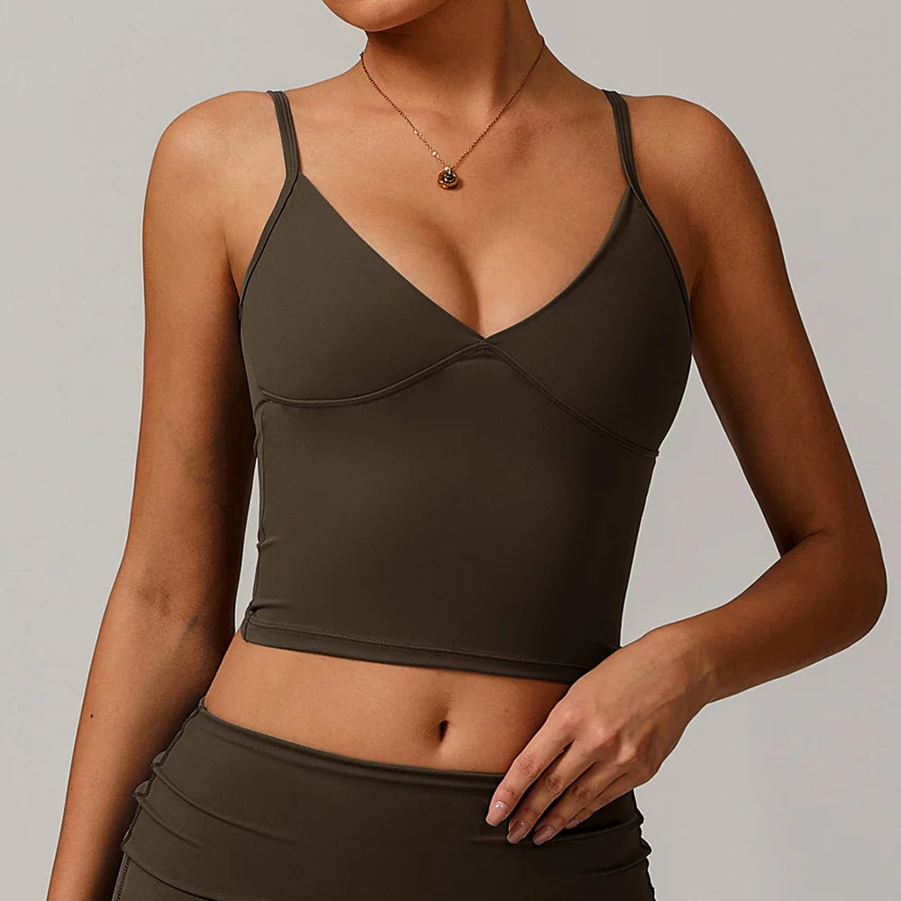 Women's High Impact Sports Bra | Shockproof Push-Up Yoga Gym Running Fitness Bra Quick-Dry