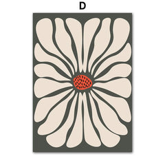 Abstract Flower Market Canvas Print by Snagg A Print