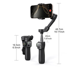 3-Axis Handheld Gimbal Phone Stabilizer with Extension Rod by Snagg A Phone Holder