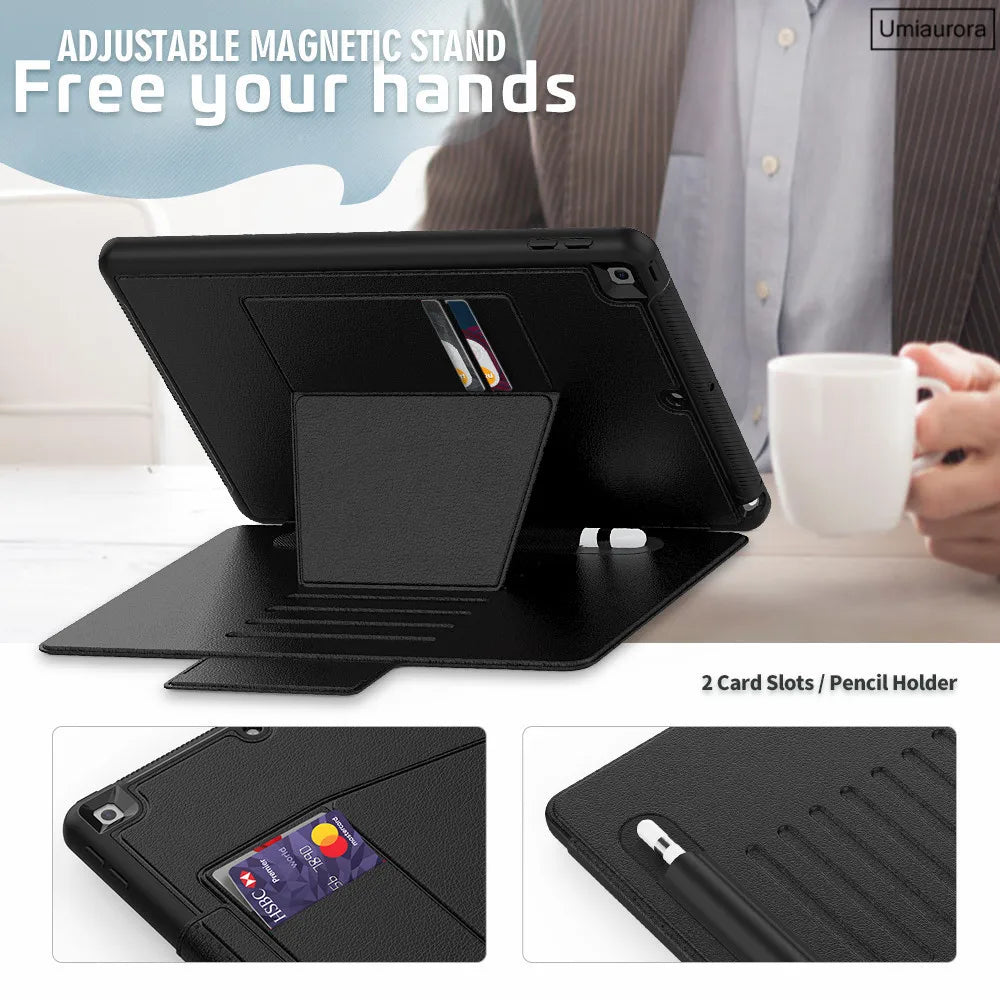 Flip Smart Tablet Case Stand Shockproof For iPad 5th To 11th by Snagg An iPad Case