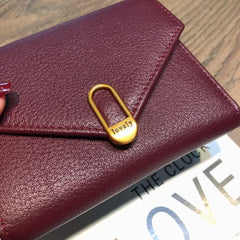 Soft Genuine Short Wallet for Women