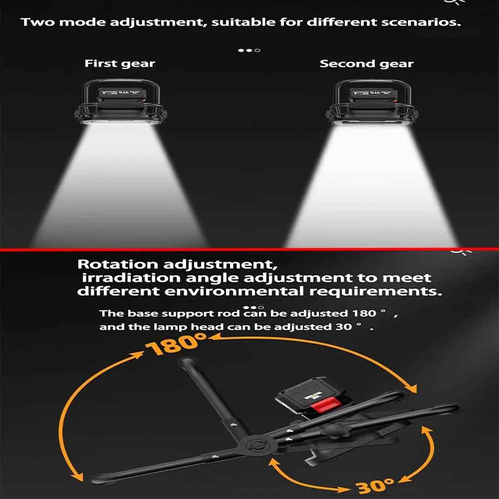 5 inch 48-LED work light for 18V tool batteries – image 4