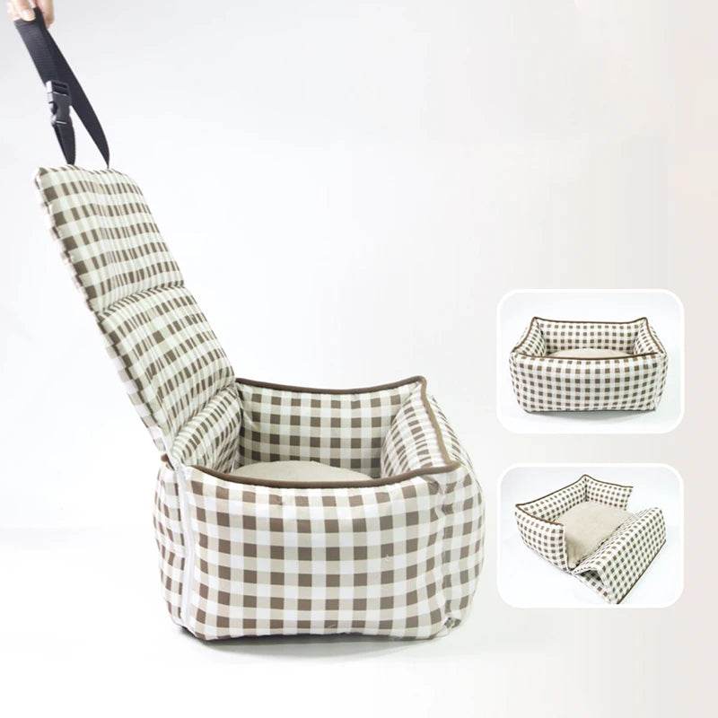 Detachable Dog Car Seat & Foldable Travel Bed - SnaggIt