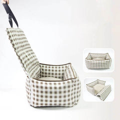 Detachable Dog Car Seat & Foldable Travel Bed - SnaggIt