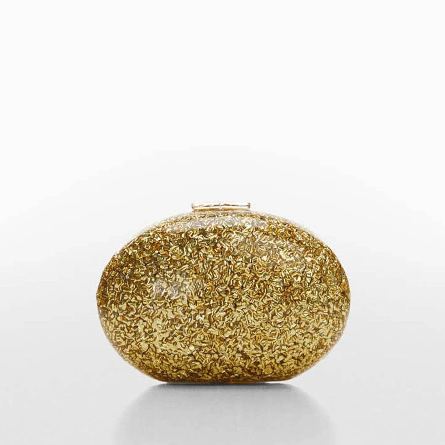 Oval Shell Acrylic Evening Clutch