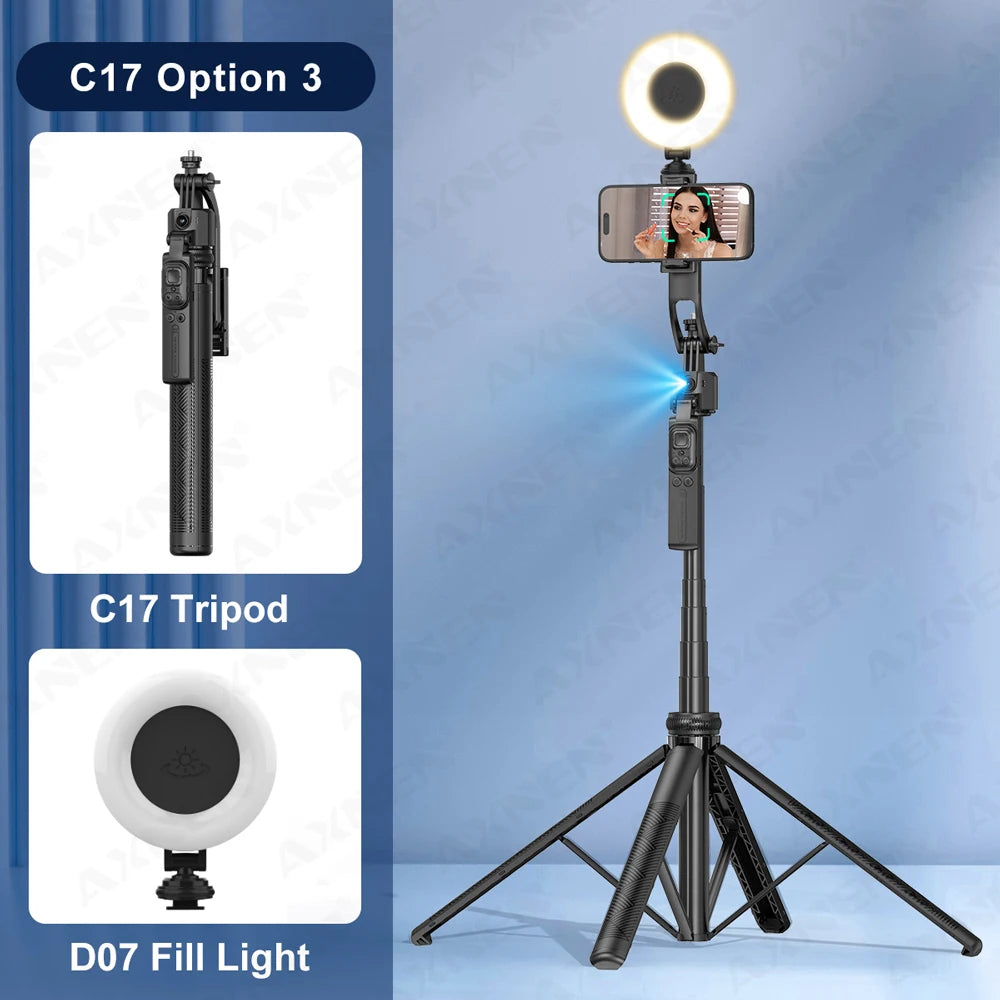 Tripod Selfie Stick 360° Auto Rotation Shooting by Snagg A Tripod