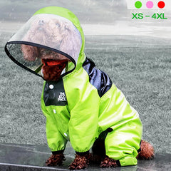 Waterproof Dog Raincoat with Hoodie by Snagg A Jumpsuit