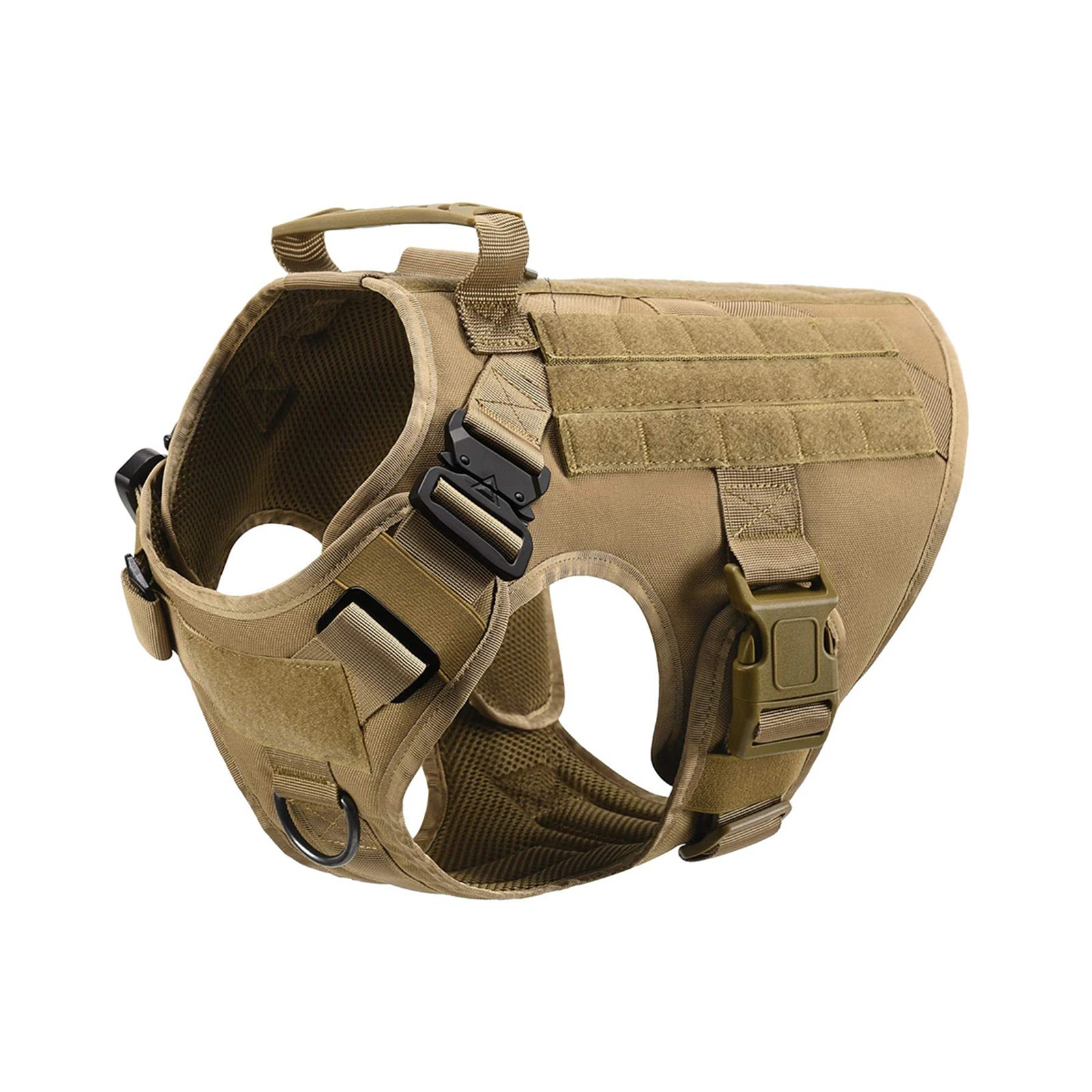 Tactical Dog Harness with MOLLE Pouches – Training Vest for Medium & Large Dogs, German Shepherd