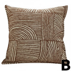 Geometric Coffee Cushion Cover by Snagg A Cushion Cover