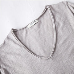 Men's 5 Piece Essential V-Neck Bundle | 100% Pure Cotton Summer Tees