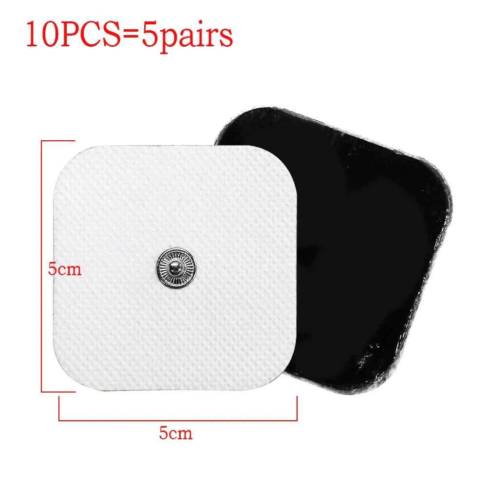 Electric TENS EMS Electrode Pads – Reusable Gel Therapy Replacement Pads