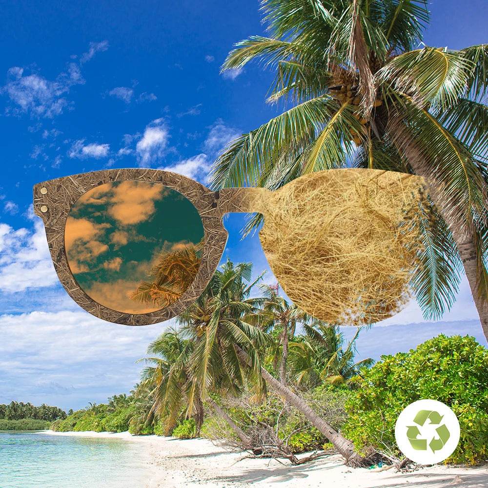 Coconut Fiber Eco-Friendly Sunglasses - SnaggIt