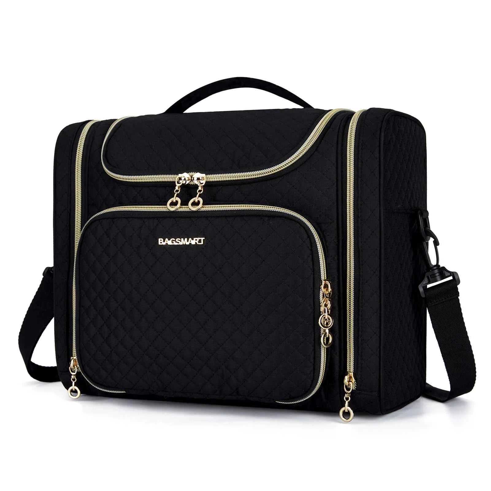 Women's Water-Resistant Makeup Bag – Large Capacity Toiletry & Cosmetic Travel Organiser