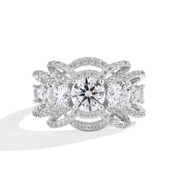 1ct Round Cut Moissanite Ring - SnaggIt