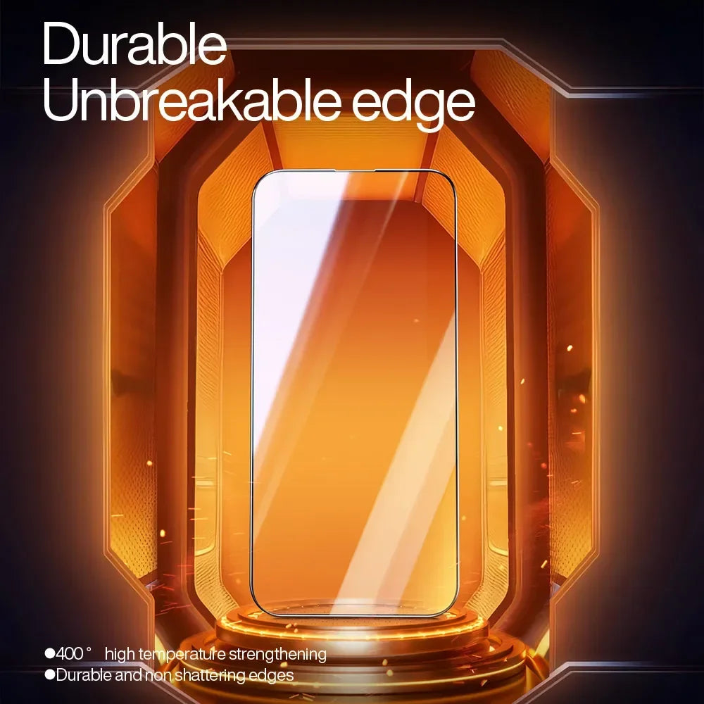 Full Cover Tempered Glass Screen Protector for iPhone 17 / 16 / 15 Series by Snagg A Screen Protector