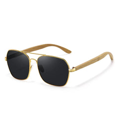 Fashion Retro Metallic Square Sunglasses by Snagg It Sunglasses