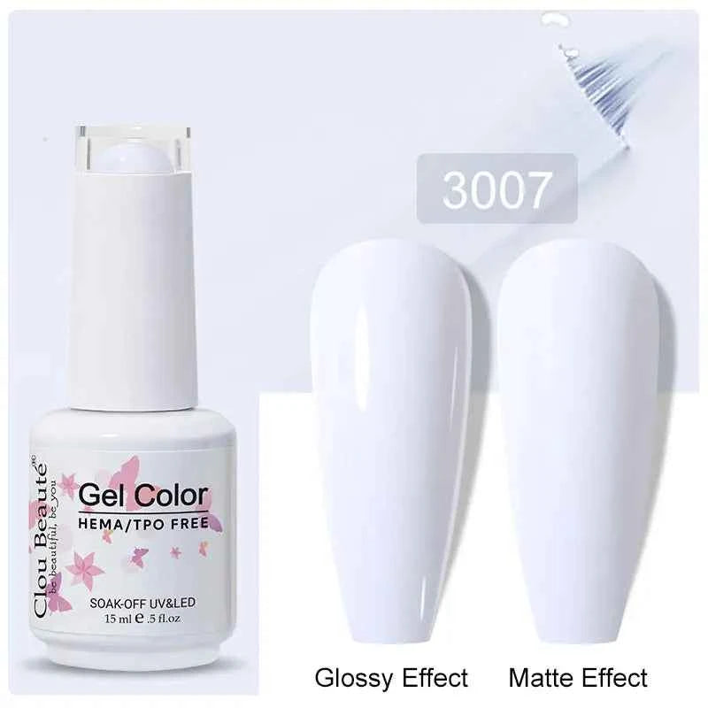 Professional 15ml HEMA & TPO Free Gel Polish – High-Performance Red & Multi Tone Semi Permanent Varnish