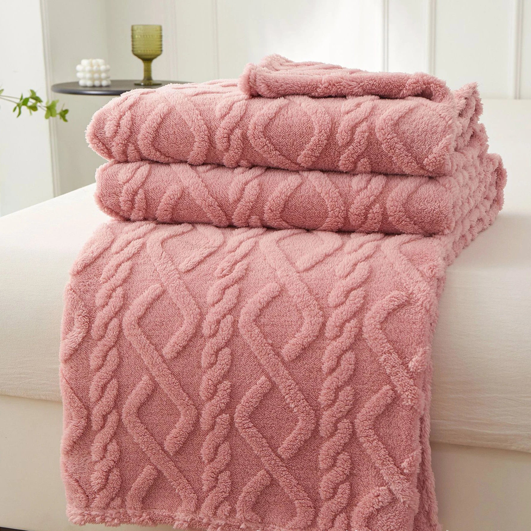 Winter Sherpa Blanket Ultra Soft & Cozy Warmth by Snagg A Throw
