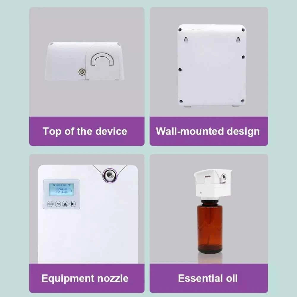 Bluetooth Smart Aroma Diffuser With Coverage 300m³