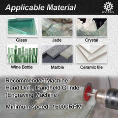 Mini Brazed Cutting Disc Saw Blade | Glass Jade Crystal Tile Marble Round Shank CE Certified 30–50mm
