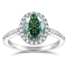 Oval Moissanite Ring by Snagg A Ring