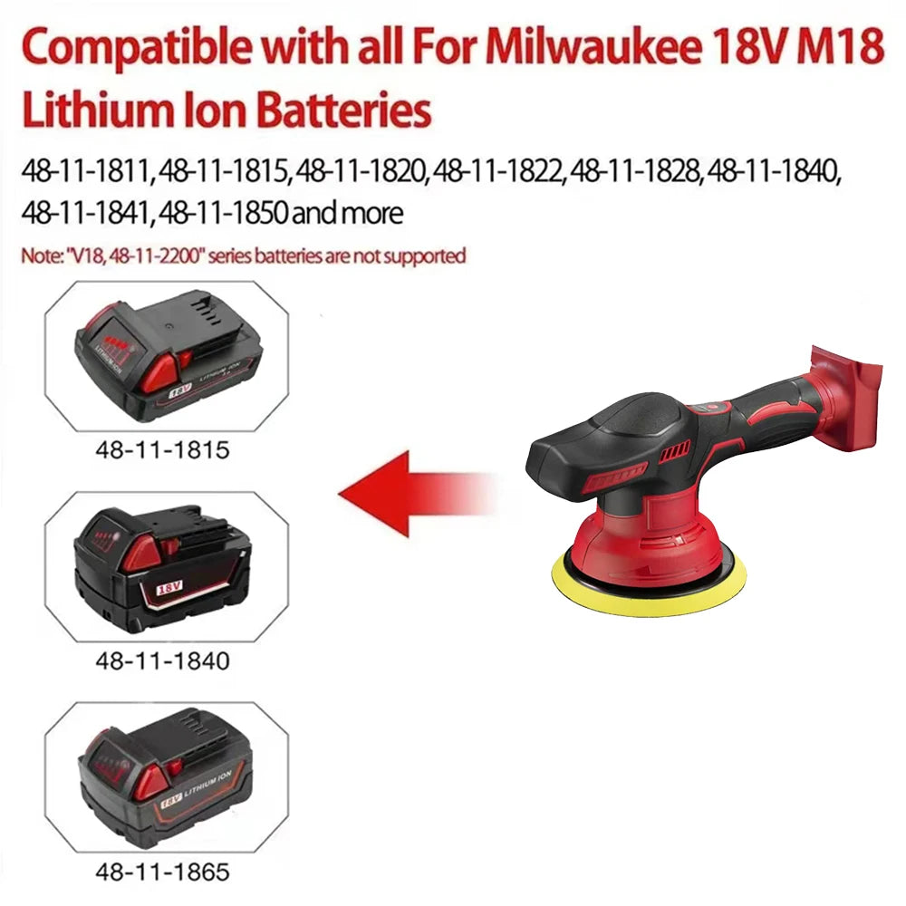 8 Speed Cordless Car Polisher
