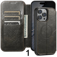 Slim Fit Premium Leather Wallet Case for iPhone 17 Pro Max / Series by Snagg A Phone Case