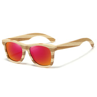 Natural Zebra Bamboo Wooden Sunglasses by Snagg It Sunglasses
