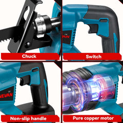 3000W Cordless Reciprocating Saw