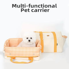Portable Dog & Cat Carrier, Breathable Travel Tote with Foldable Nest by Snagg A Pet Handbag