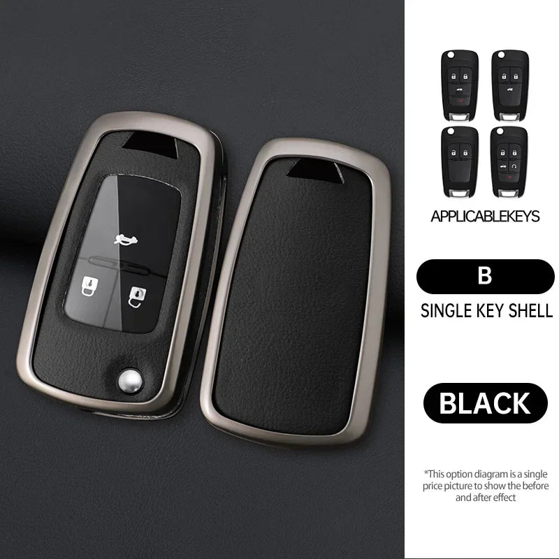 Zinc Alloy & Leather Car Key Cover by Snagg A Key Cover