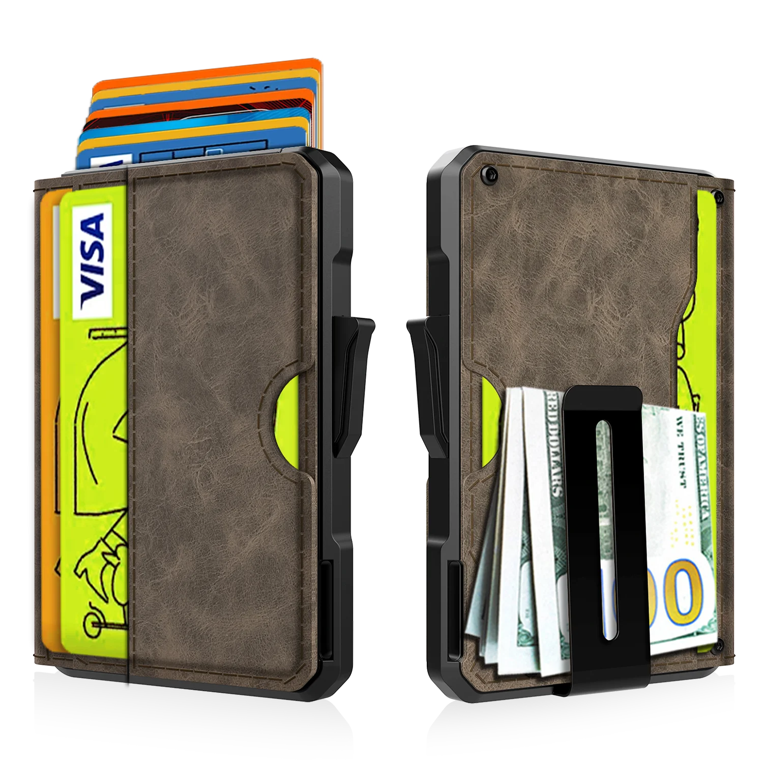 Slim RFID Wallet with Money Clip by Snagg It Wallet