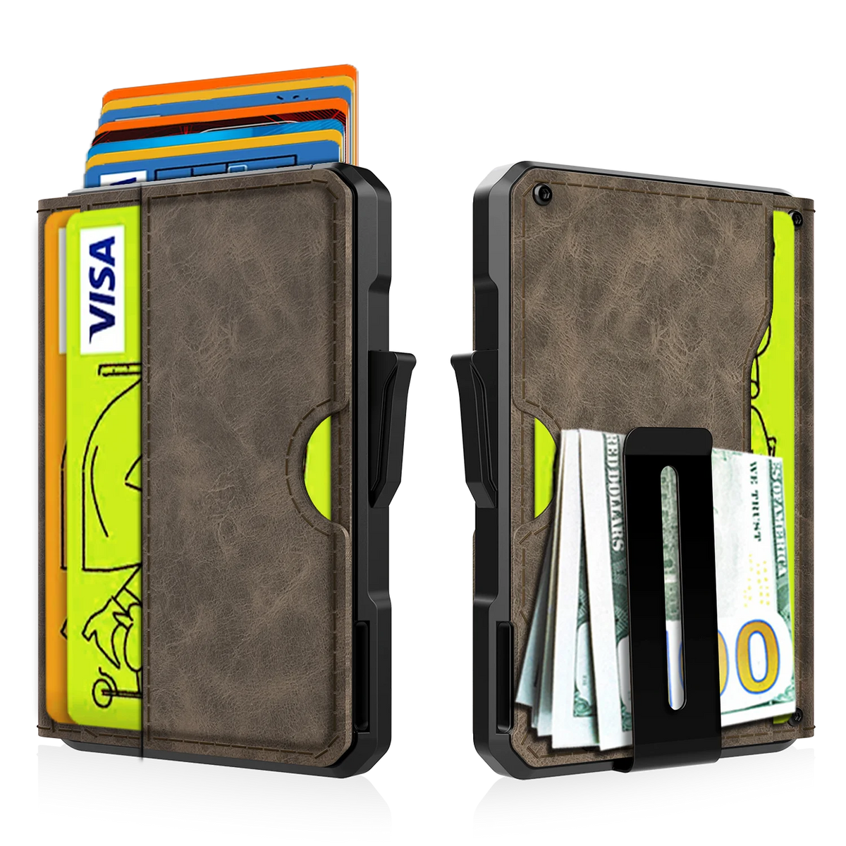 Slim RFID Wallet with Money Clip by Snagg It Wallet