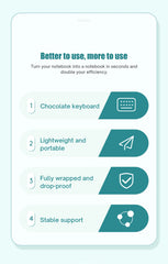 Case & Keyboard For Samsung Galaxy S10 Lite,S10 FE/S9 FE 10.9‘’,A9 Plus S7 S8 S9 11",S9 FE Plus/S10 FE Plus by Snagg A Wireless Keyboard