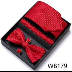 Men’s Luxury Tie & Bow Set - WB179 - Others In Fashion