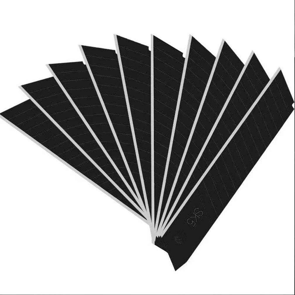 50PCS 25mm Snap-Off SK5 Carbon Steel Utility Blades - SnaggIt